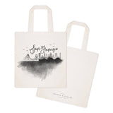 San Francisco Cityscape Cotton Canvas Tote Bag from The Cotton & Canvas Co.