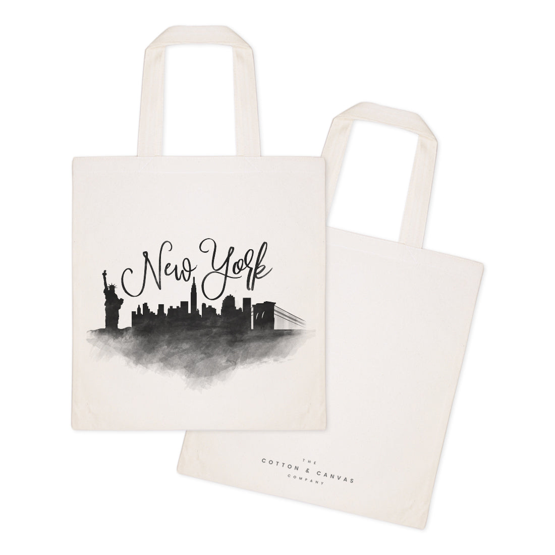 New York Cityscape Cotton Canvas Tote Bag from The Cotton & Canvas Co.