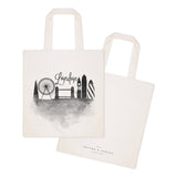 London Cityscape Cotton Canvas Tote Bag from The Cotton & Canvas Co.
