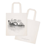 Seattle Cityscape Cotton Canvas Tote Bag from The Cotton & Canvas Co.