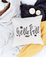 Hello Fall Pillow Cover from The Cotton & Canvas Co.