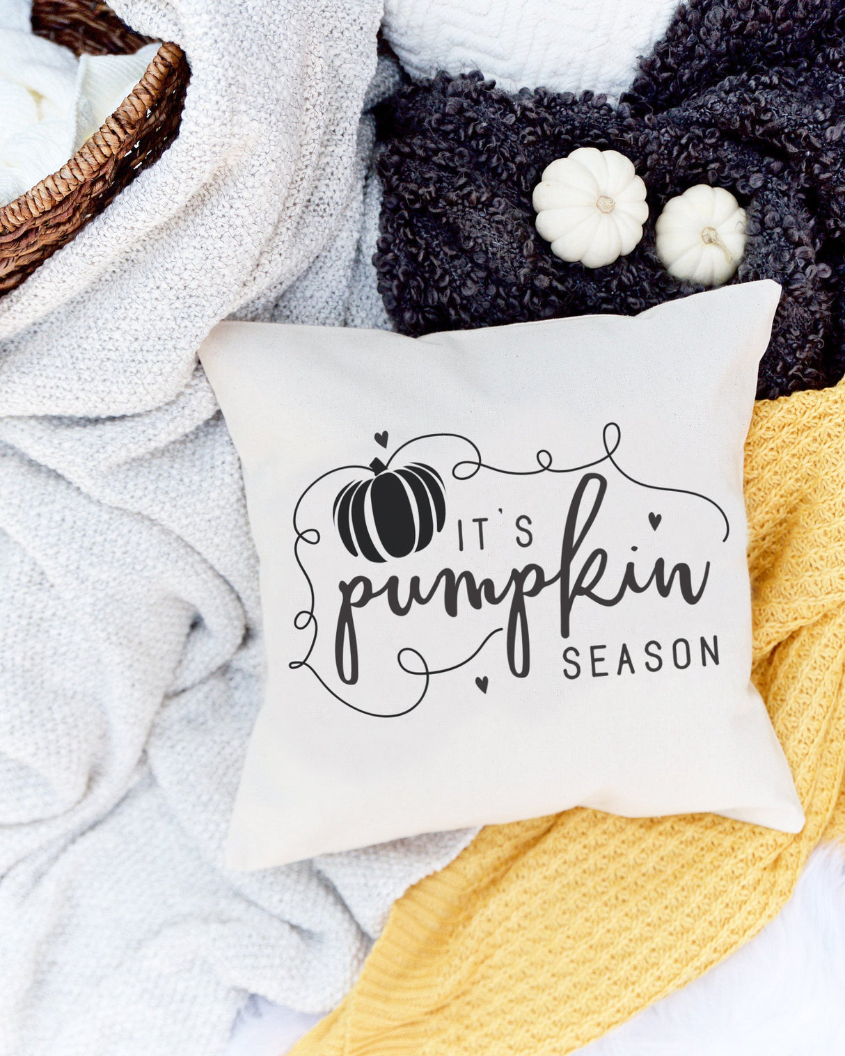 Its Pumpkin Season! Pillow Cover from The Cotton & Canvas Co.