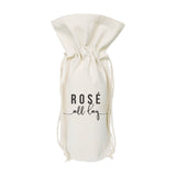 Rosé All Day Canvas Wine Bag from The Cotton & Canvas Co.