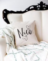 Nice Christmas Holiday Pillow Cover from The Cotton & Canvas Co.