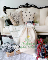 Falalalala Christmas Holiday Pillow Cover from The Cotton & Canvas Co.
