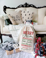 Baby Its Cold Outside Cotton Canvas Christmas Pillow Cover from The Cotton & Canvas Co.