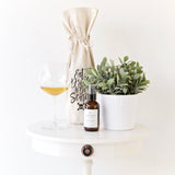 Eat, Drink and Be Scary Cotton Canvas Wine Bag from The Cotton & Canvas Co.