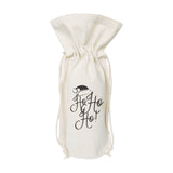 Ho Ho Ho Christmas Cotton Canvas Wine Bag from The Cotton & Canvas Co.