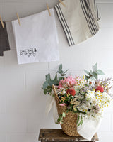 Eat, Drink and Be Merry Christmas Kitchen Tea Towel