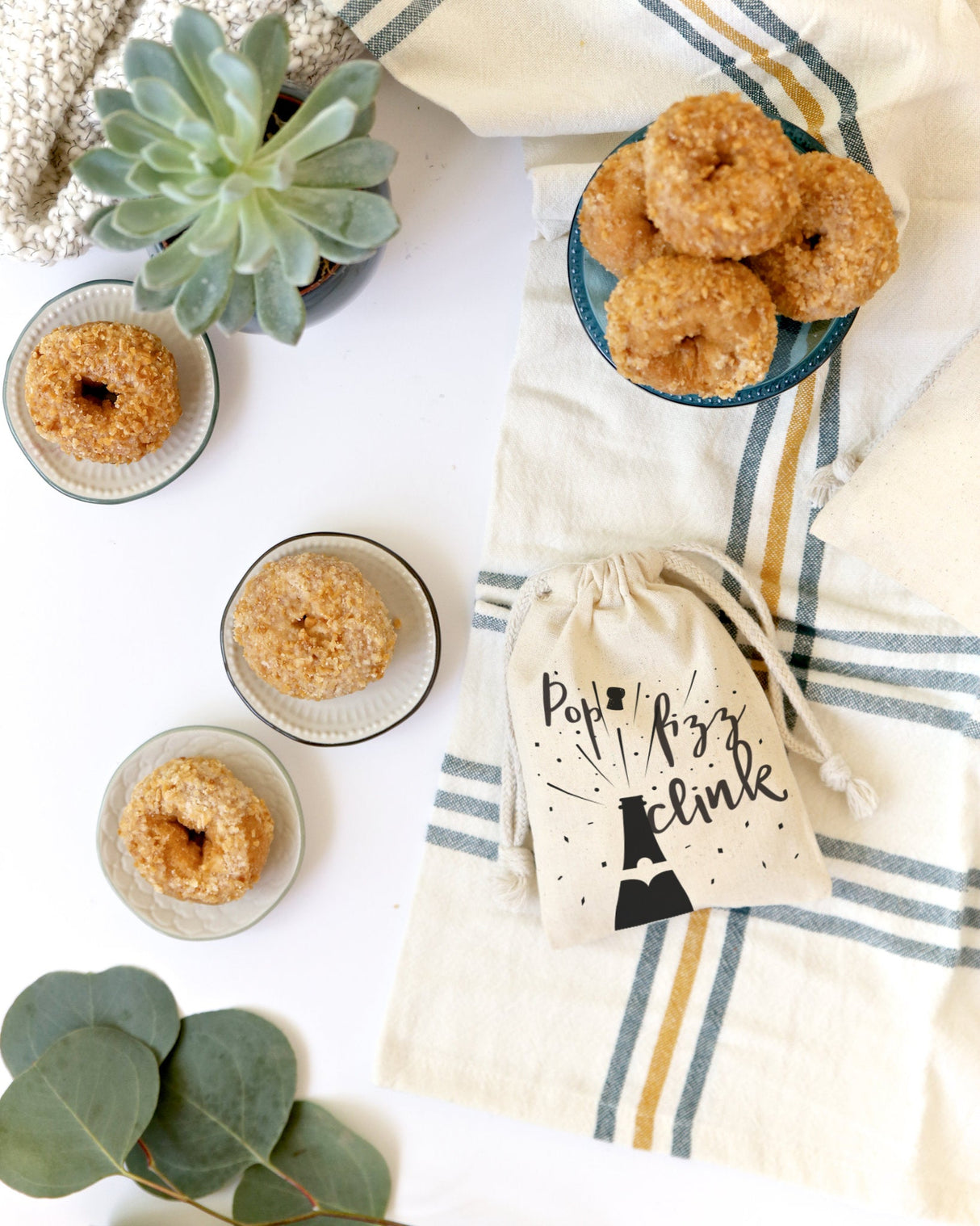 Pop Fizz Clink! Holiday Favor Bags, 6-Pack from The Cotton & Canvas Co.