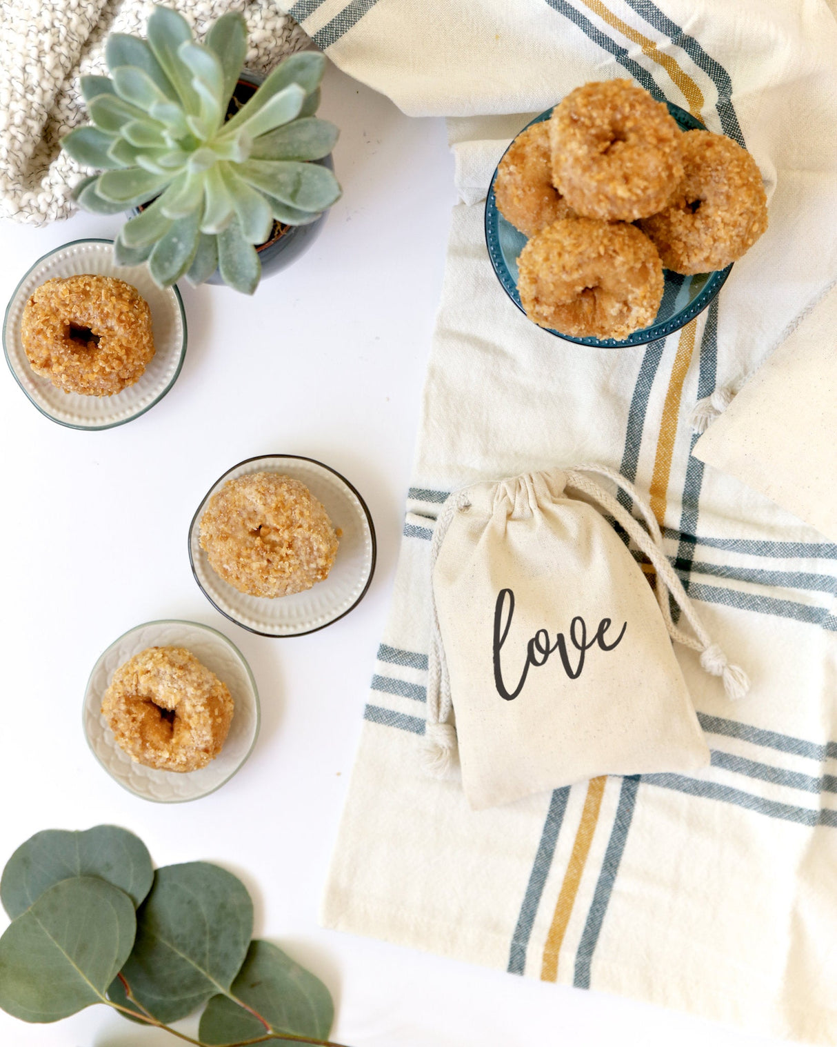 Love Wedding Favor Bags, 6-Pack from The Cotton & Canvas Co.