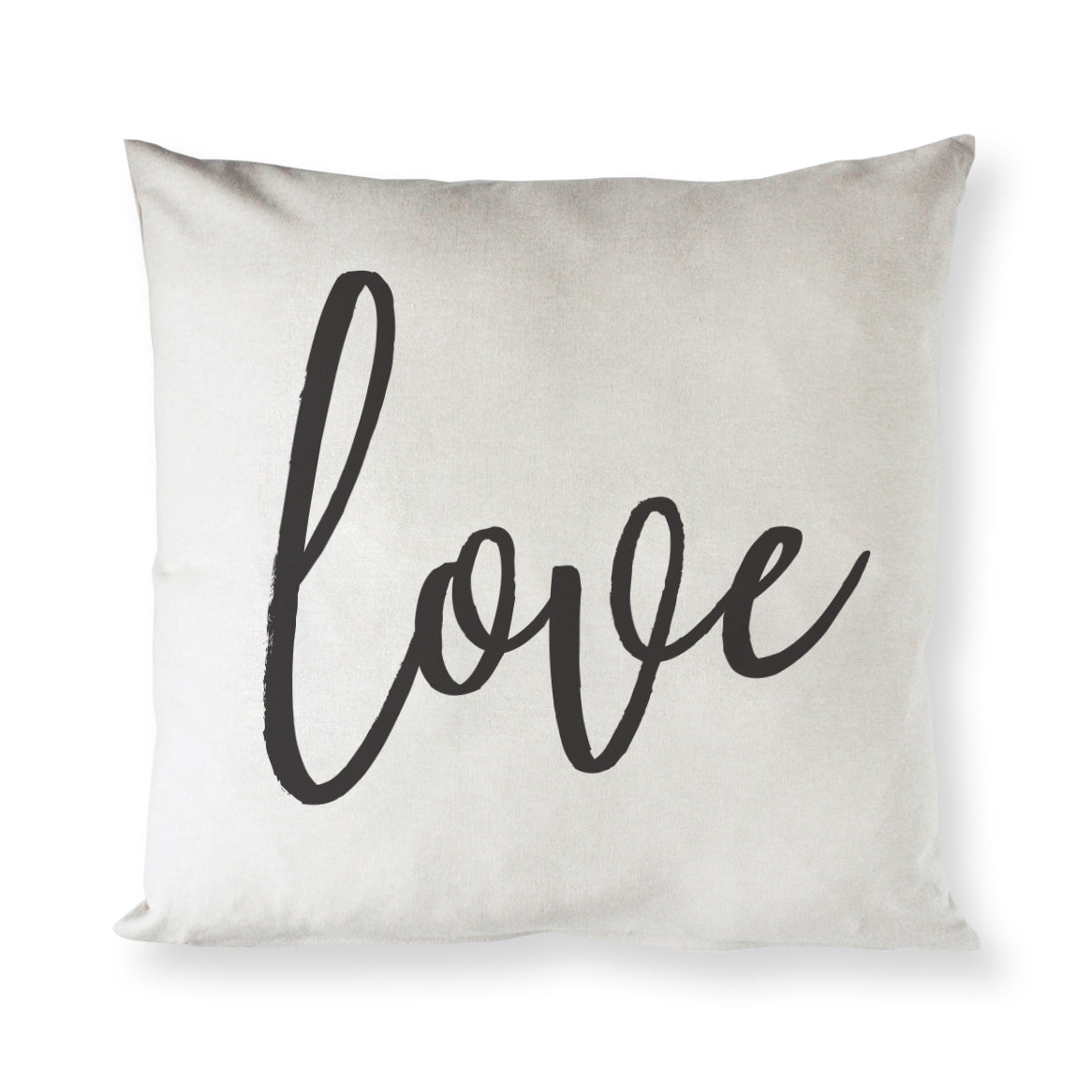 Love Cotton Canvas Pillow Cover from The Cotton & Canvas Co.