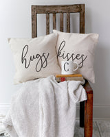 Hugs and Kisses Pillow Cover, 2 Pack from The Cotton & Canvas Co.