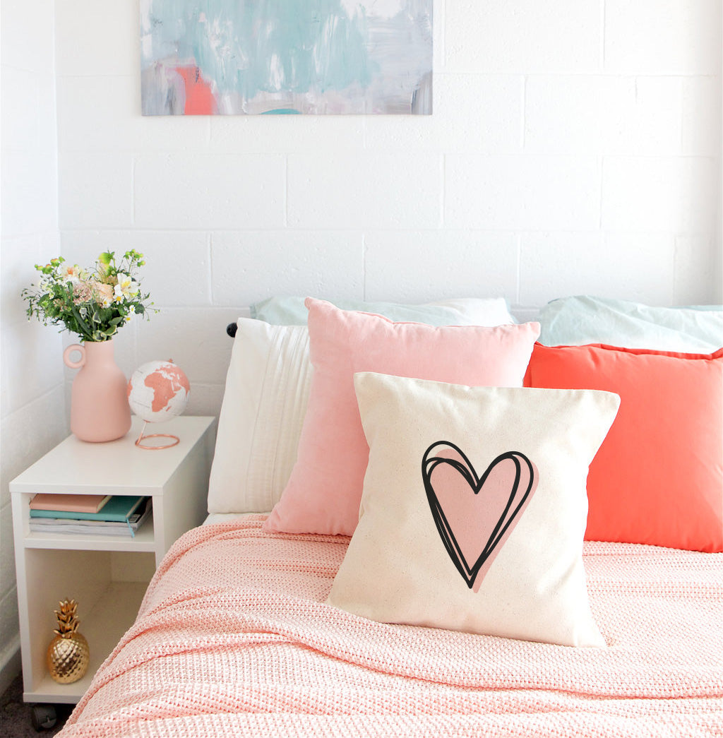 Heart Pillow Cover from The Cotton & Canvas Co.