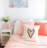 Heart Pillow Cover from The Cotton & Canvas Co.