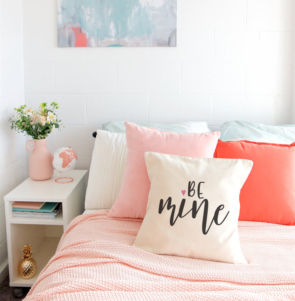 Be Mine Cotton Canvas Pillow Cover from The Cotton & Canvas Co.