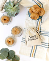 Stay Beautiful Wedding Favor Bags, 6-Pack from The Cotton & Canvas Co.