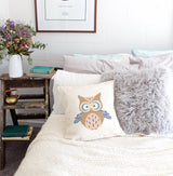 Owl Baby Pillow Cover from The Cotton & Canvas Co.