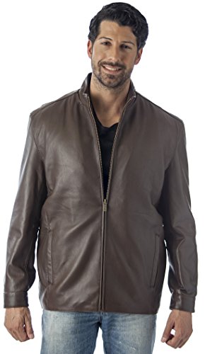 REED Men's 27'' Suave Leather Jacket in English Lamb - Imported from Reed Leather