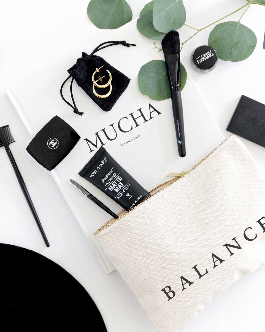 Balance Cotton Canvas Cosmetic Bag from The Cotton & Canvas Co.