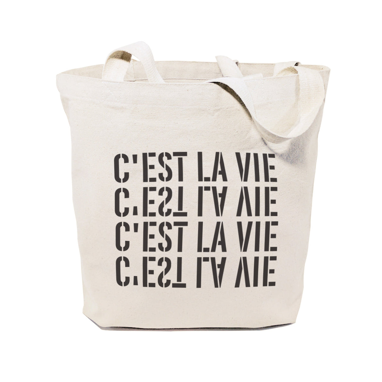 C'est La Vie Cotton Canvas Tote Bag from The Cotton & Canvas Co.
