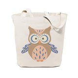 Owl Cotton Canvas Tote Bag from The Cotton & Canvas Co.