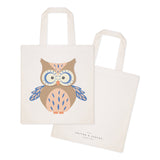 Owl Cotton Canvas Tote Bag from The Cotton & Canvas Co.