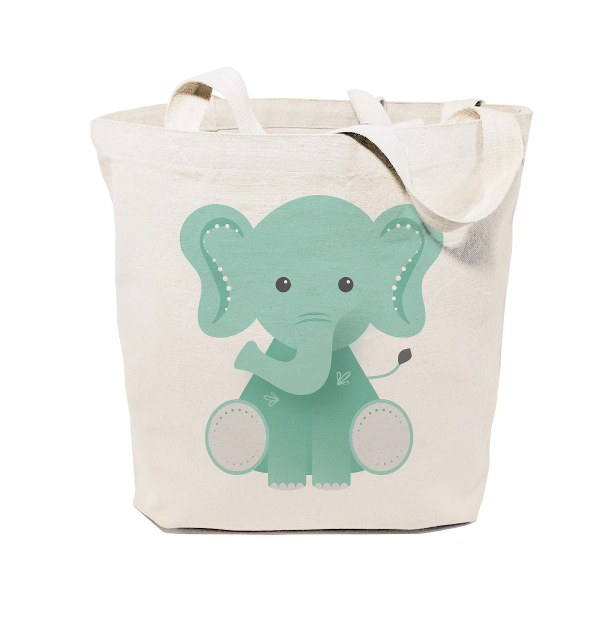 Elephant Cotton Canvas Tote Bag from The Cotton & Canvas Co.