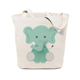 Elephant Cotton Canvas Tote Bag from The Cotton & Canvas Co.