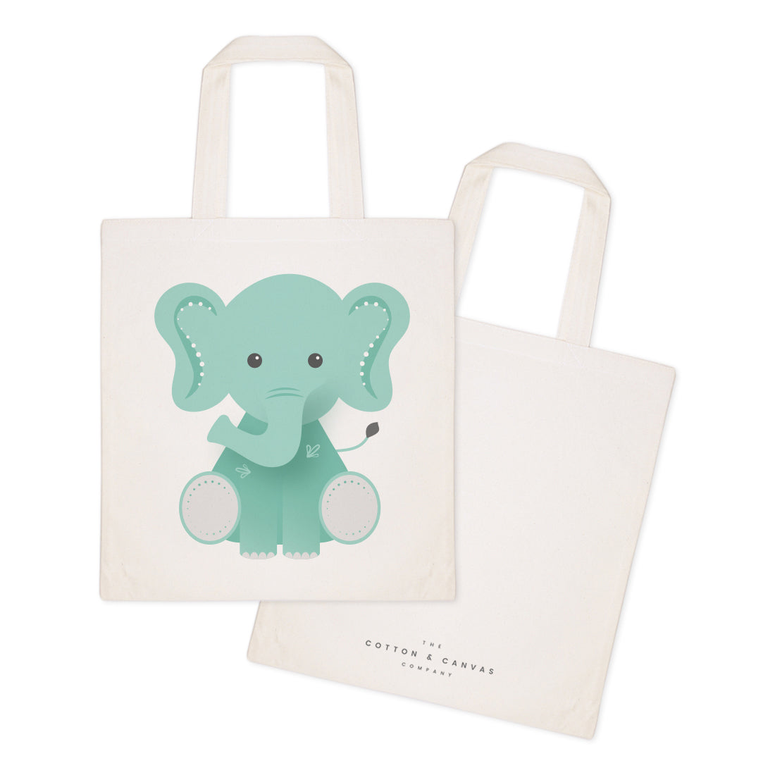 Elephant Cotton Canvas Tote Bag from The Cotton & Canvas Co.