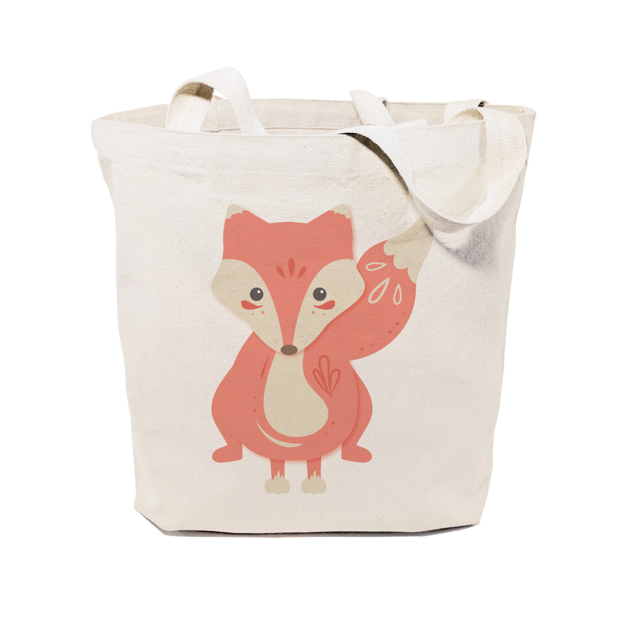 Fox Cotton Canvas Tote Bag from The Cotton & Canvas Co.
