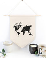Travel Often Hanging Wall Banner from The Cotton & Canvas Co.