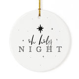 Oh Holy Night Christmas Ornament from The Cotton & Canvas Co.