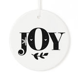 Joy Christmas Ornament from The Cotton & Canvas Co.