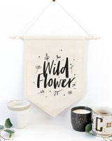 Wild Flower Hanging Wall Banner from The Cotton & Canvas Co.