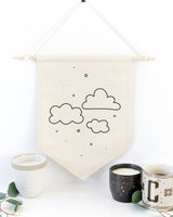 Clouds Hanging Wall Banner from The Cotton & Canvas Co.