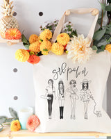 Girl Power Cotton Canvas Tote Bag from The Cotton & Canvas Co.