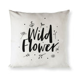 Wild Flower Baby Cotton Canvas Pillow Cover from The Cotton & Canvas Co.