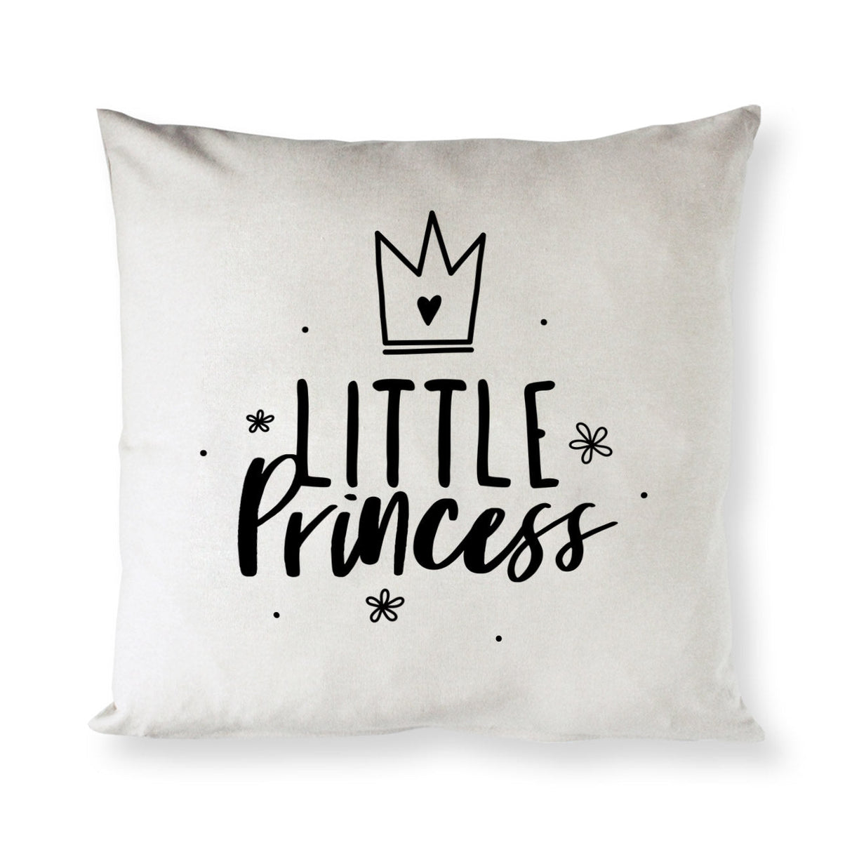 Little Princess Baby Cotton Canvas Pillow Cover from The Cotton & Canvas Co.