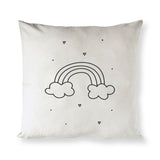 Rainbow Baby Cotton Canvas Pillow Cover from The Cotton & Canvas Co.