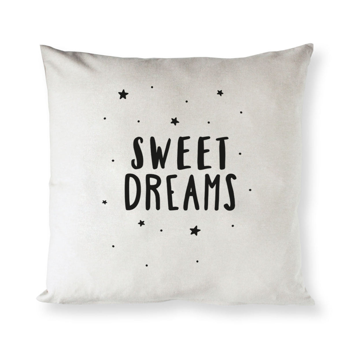 Sweet Dreams with Stars Baby Cotton Canvas Pillow Cover from The Cotton & Canvas Co.