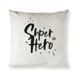 Super Hero Baby Cotton Canvas Pillow Cover from The Cotton & Canvas Co.