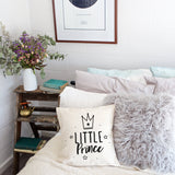 Little Prince Baby Cotton Canvas Pillow Cover from The Cotton & Canvas Co.