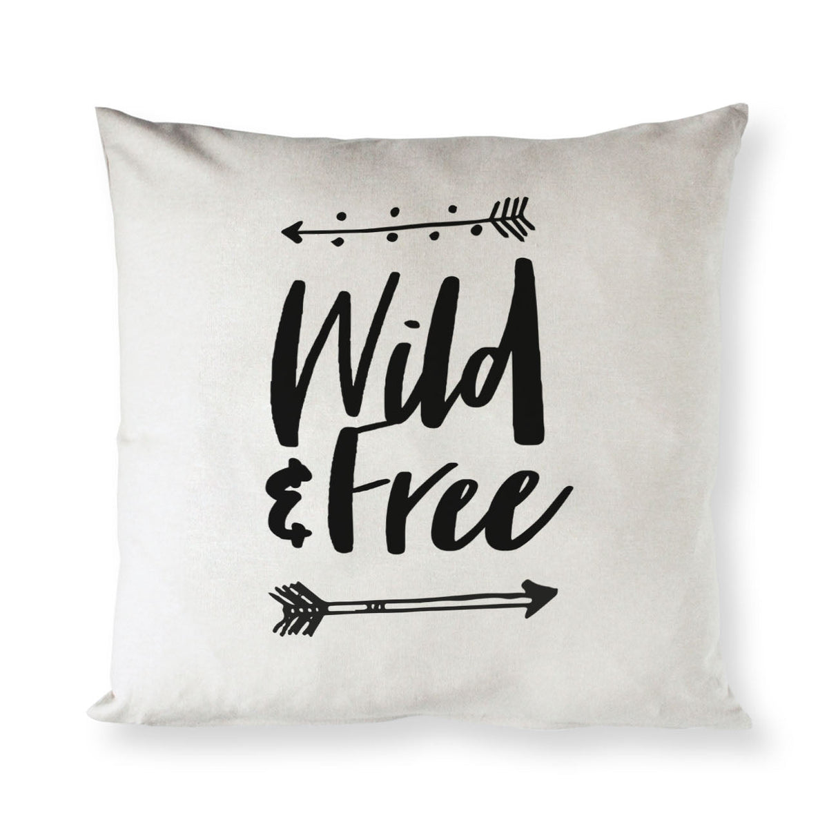 Wild & Free Baby Cotton Canvas Pillow Cover from The Cotton & Canvas Co.