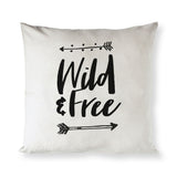 Wild & Free Baby Cotton Canvas Pillow Cover from The Cotton & Canvas Co.
