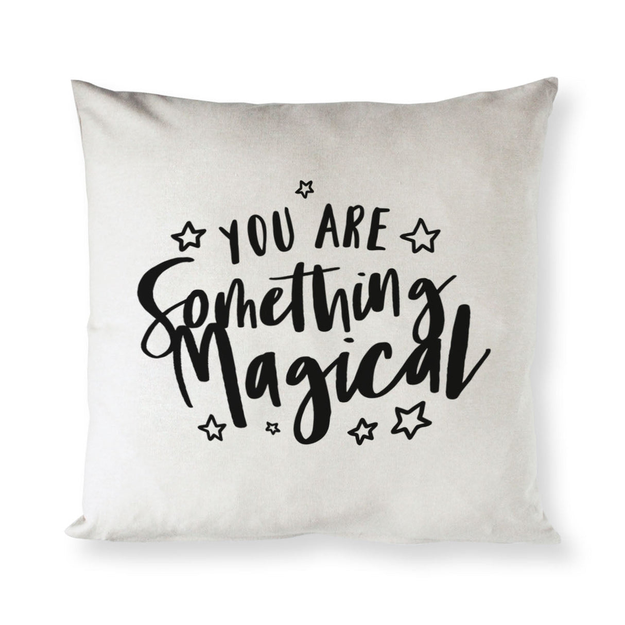 You are Something Magical Baby Cotton Canvas Pillow Cover from The Cotton & Canvas Co.