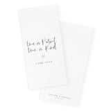 Love is Patient Love is Kind 1 Corinthians 13:4-8 Cotton Canvas Scripture, Bible Kitchen Tea Towel from The Cotton & Canvas Co.
