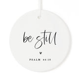 Be Still Scripture Christmas Ornament from The Cotton & Canvas Co.