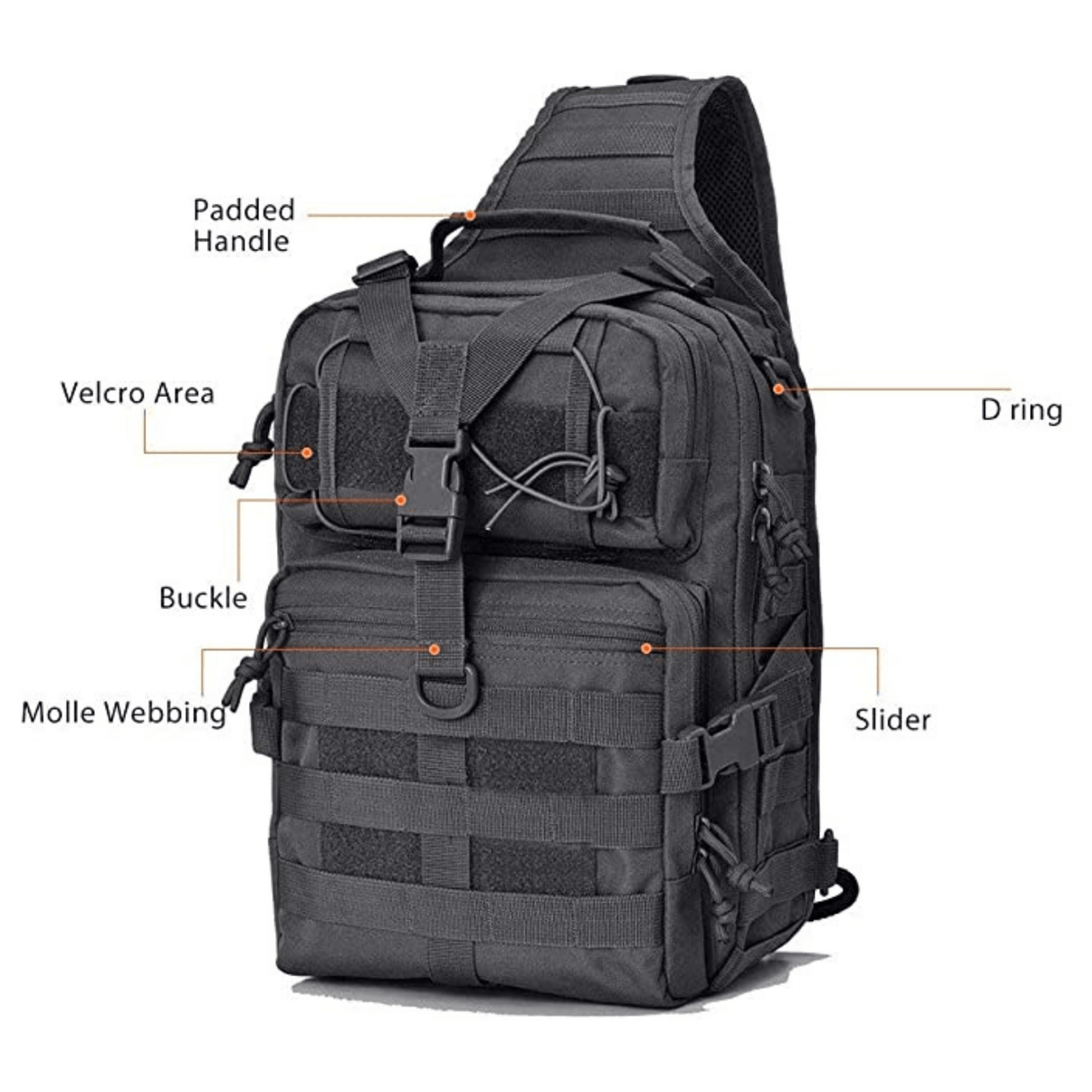 Tactical Medium Sling Range Bag from Jupiter Gear