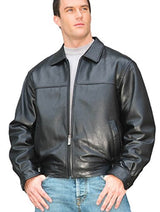REED Men's New Zealand Lambskin Leather Jacket - Imported from Reed Leather